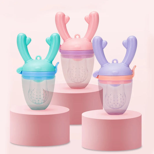 3x Chupetes Dosificadores de Frutas Antiahogo para Bebés